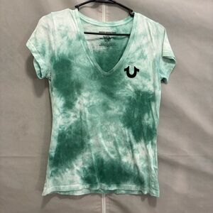 True Religion Tie dye V-neck